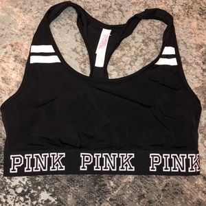 Pink sports bra size small